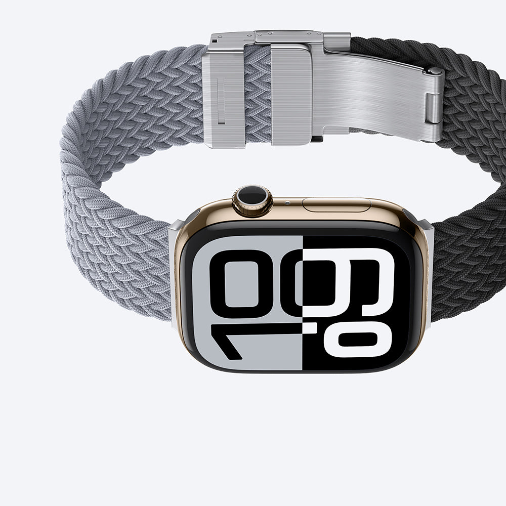 Amazingthing Glamour Blend Apple Watch 46mm Hasır Kordon - 15 Amazingthing Glamour Blend Apple Watch 46mm Hasır Kordon - 15